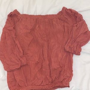 off the shoulder blouse